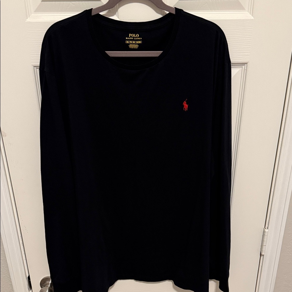 Men’s Polo by Ralph Lauren Black Crew Neck Tee Sz XXL/T